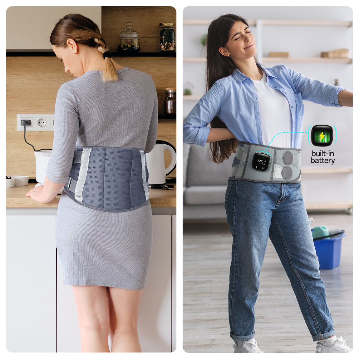 Alljoy Heated Lumbar Support Belt