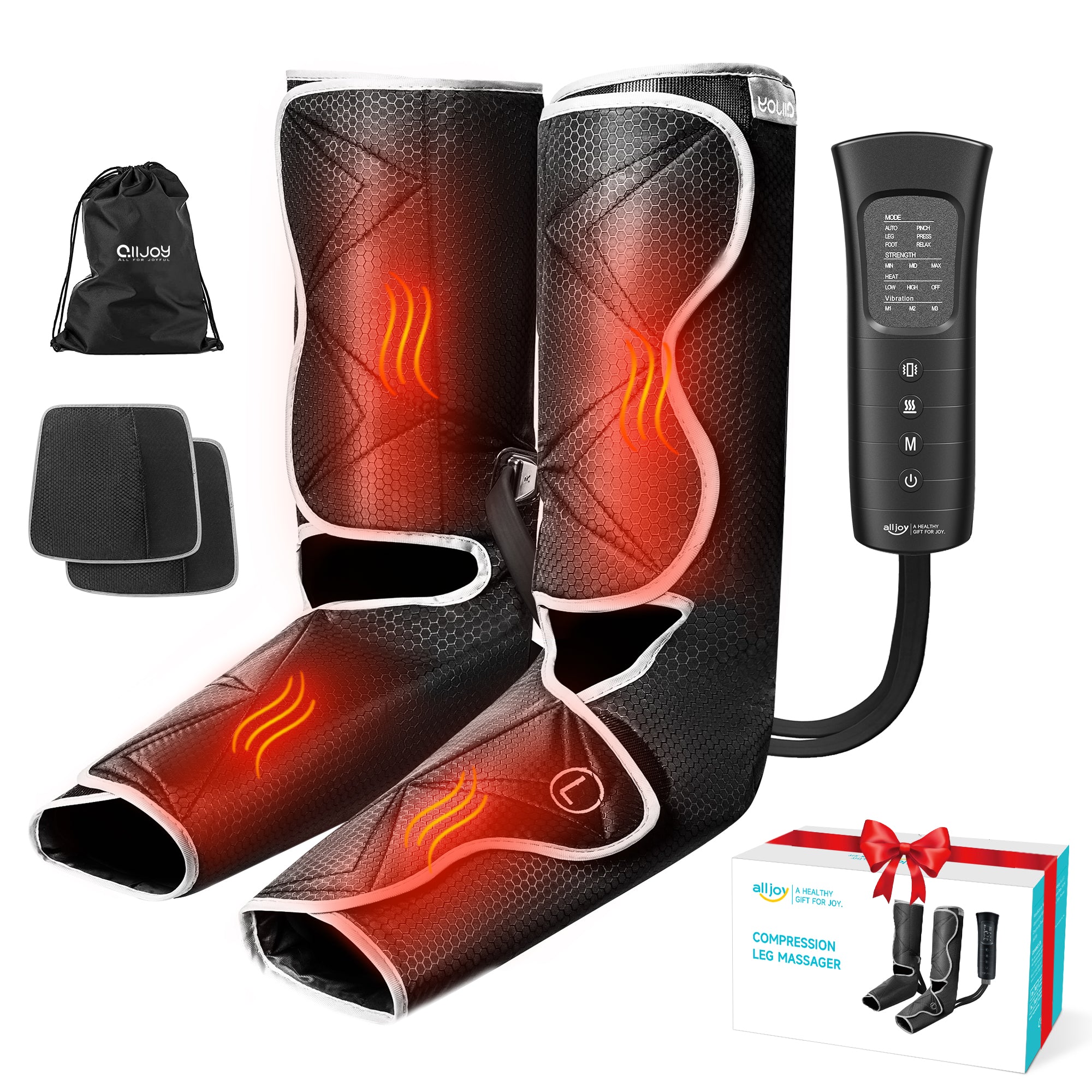 ALLJOY Leg and Foot Massager with 2x2 Air Compression and Heat – ALL ...